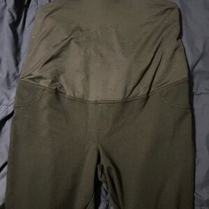 Black maternity dress pants